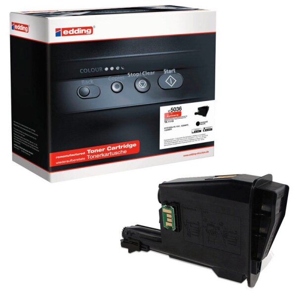 edding EDD-5036  schwarz Toner kompatibel zu KYOCERA TK-1115