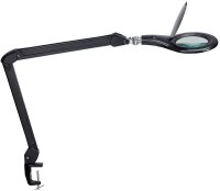 MAUL MAULmakro LED Lupenleuchte schwarz 8 W mit Tischklemme