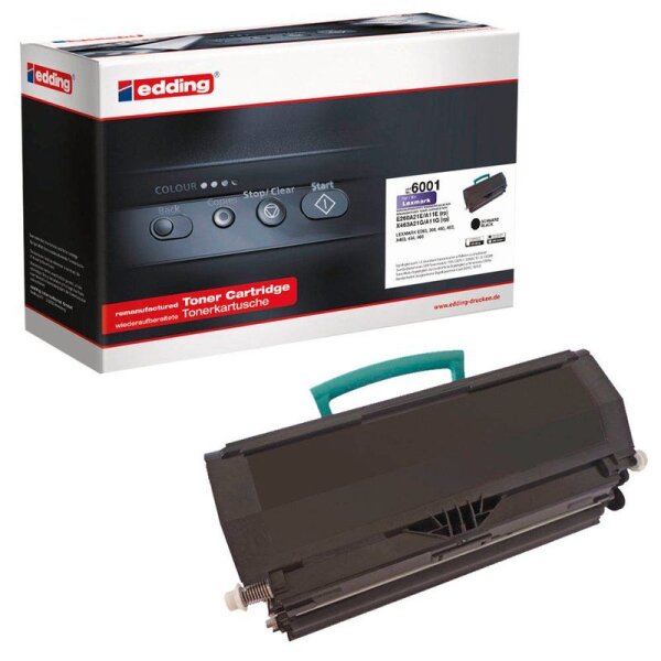 edding EDD-6001  schwarz Toner kompatibel zu LEXMARK E260A21E