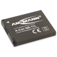 ANSMANN Akku für Kameras A-Can NB 11L Lithium-Ionen...