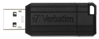 verbatim USB-Stick PinStripe schwarz 64 GB, 1 St.