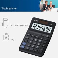CASIO MS-8F Tischrechner schwarz