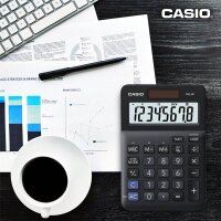 CASIO MS-8F Tischrechner schwarz