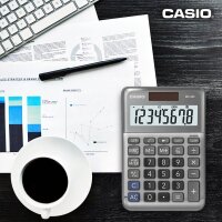CASIO MS-80F Tischrechner grau