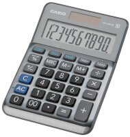 CASIO MS-100FM Tischrechner grau
