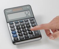 CASIO MS-100FM Tischrechner grau