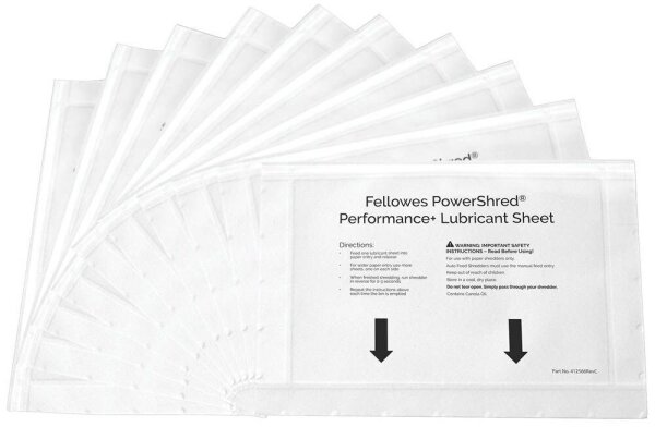 Fellowes Aktenvernichter-Ölblätter Powershred Performance