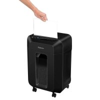 Fellowes AutoMax 90M Aktenvernichter mit Partikelschnitt P-4, 4 x 12 mm, bis 90 Blatt, schwarz