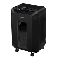 Fellowes AutoMax 90M Aktenvernichter mit Partikelschnitt P-4, 4 x 12 mm, bis 90 Blatt, schwarz