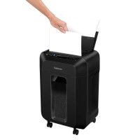 Fellowes AutoMax 90M Aktenvernichter mit Partikelschnitt P-4, 4 x 12 mm, bis 90 Blatt, schwarz