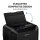 Fellowes AutoMax 90M Aktenvernichter mit Partikelschnitt P-4, 4 x 12 mm, bis 90 Blatt, schwarz