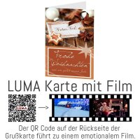 LUMA Weihnachtskarte mit Film Anis DIN B6
