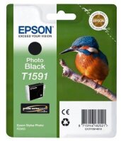 EPSON T1591 (Eisvogel) Foto schwarz Druckerpatrone