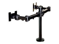Neomounts Monitor-Halterung FPMA-D960DG schwarz für 2 Monitore, Tischbohrung