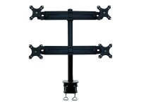 Neomounts Monitor-Halterung FPMA-D700D4 schwarz für 4 Monitore, Tischklemme