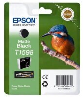 EPSON T1598 (Eisvogel) matt schwarz Druckerpatrone