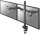 Neomounts Monitor-Halterung FPMA-D550DBLACK schwarz für 2 Monitore, Tischklemme, Tischbohrung