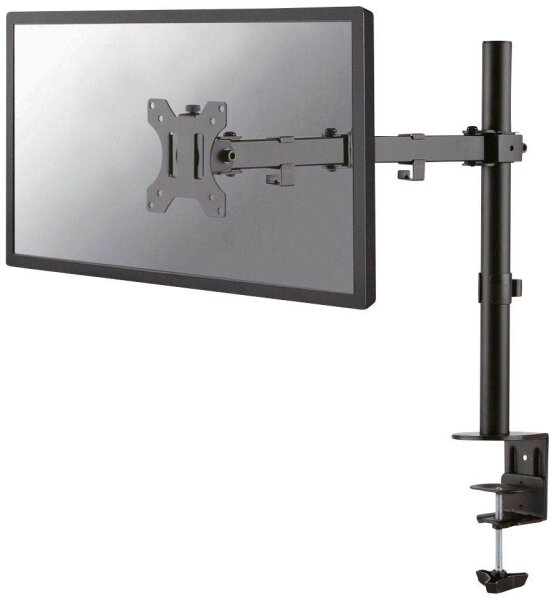 Neomounts Monitor-Halterung FPMA-D550BLACK schwarz für 1 Monitor, Tischklemme, Tischbohrung