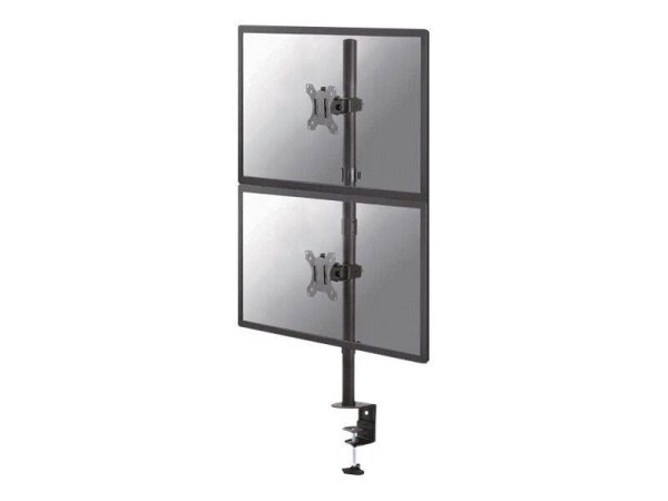 Neomounts Monitor-Halterung FPMA-D550DV schwarz für 2 Monitore, Tischbohrung