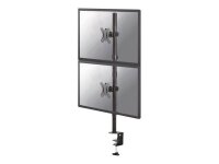Neomounts Monitor-Halterung FPMA-D550DV schwarz für 2 Monitore, Tischbohrung