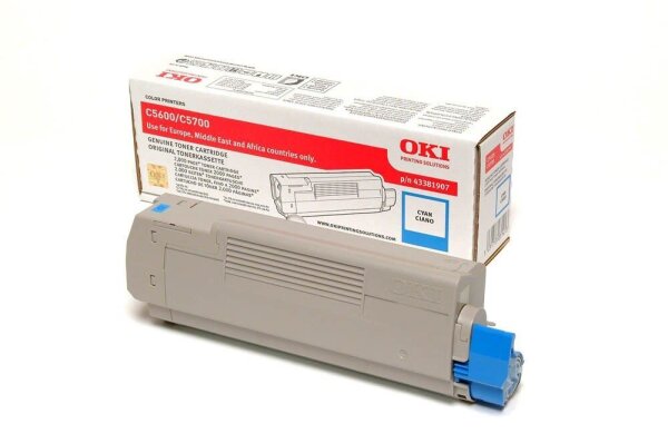 OKI 43381907  cyan Toner