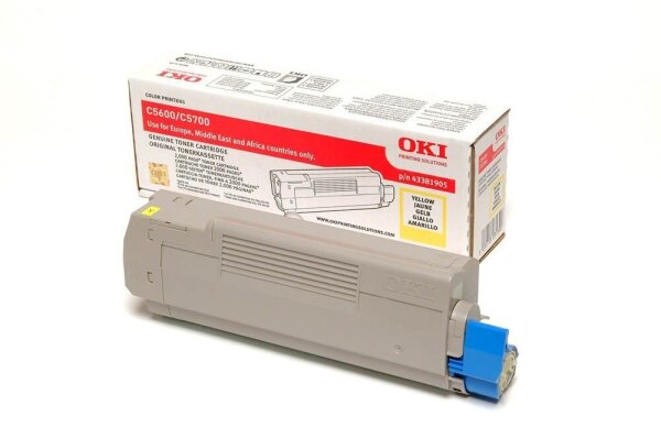 OKI 43381905  gelb Toner