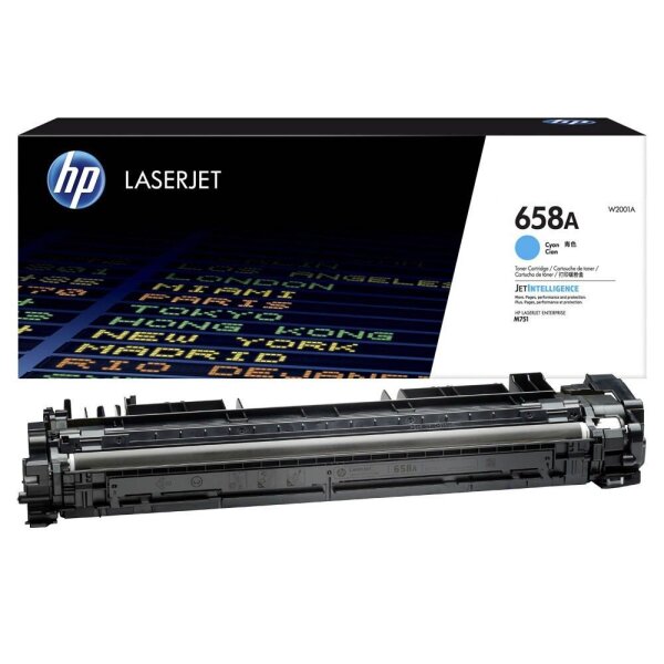 HP 658A (W2001A) cyan Tonerkartusche