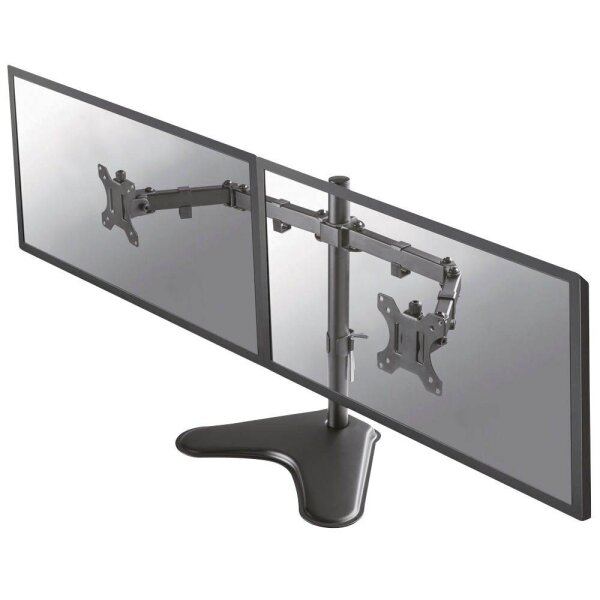 Neomounts Monitor-Halterung FPMA-D550DDBLACK schwarz für 2 Monitore, Tischständer