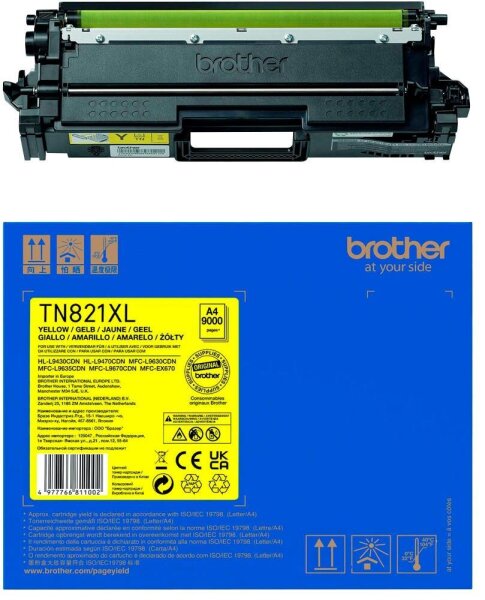 brother TN-821XL Y  gelb Toner