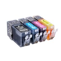 KMP C81V  schwarz, cyan, magenta, gelb Druckerpatronen kompatibel zu Canon PGI-5