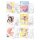 DEPESCHE TOPModel Colour me up Wasserfarbkasten 10 Bogen Aquarell-Papier, 2 Pins