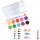 DEPESCHE TOPModel Colour me up Wasserfarbkasten 10 Bogen Aquarell-Papier, 2 Pins