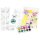 DEPESCHE TOPModel Colour me up Wasserfarbkasten 10 Bogen Aquarell-Papier, 2 Pins