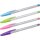 BIC Kugelschreiber Cristal Fun transparent, Schreibfarbe: farbsortiert, 4 St.