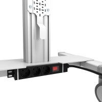Neomounts TV-Ständer mit Rollen Select FL50S-825WH1 weiß