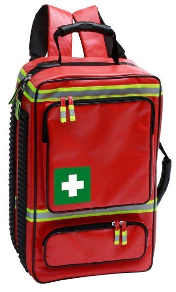 LEINA-WERKE Notfallrucksack Profi ohne Füllung rot