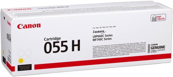 Canon 055H Y  gelb Toner