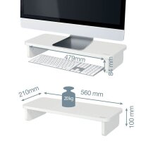 LEITZ Monitorständer Ergo  weiß