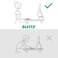 LEITZ Monitorständer Ergo  weiß