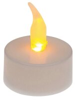 24 Idena LED-Teelichter weiß