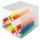 Deflecto "Cube" Aufbewahrungsbox transparent 15,3 x 15,3 x 15,3 cm, 1 St.