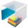 Deflecto "Cube" Aufbewahrungsbox transparent 15,3 x 15,3 x 18,3 cm, 1 St.