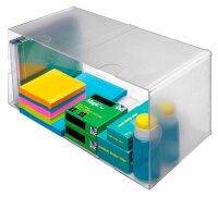 Deflecto "Cube" Aufbewahrungsbox transparent...