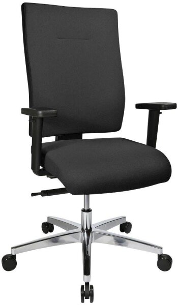 Topstar Bürostuhl Profi Star 15 High, PS49H T20Q Stoff schwarz, Gestell alu