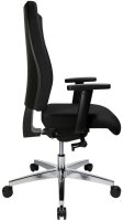 Topstar Bürostuhl Profi Star 15 High, PS49H T20Q Stoff schwarz, Gestell alu