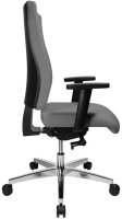 Topstar Bürostuhl Profi Star 15 High, PS49H T23Q Stoff grau, Gestell alu