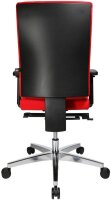 Topstar Bürostuhl Profi Star 15 High, PS49H T31Q Stoff rot, Gestell alu