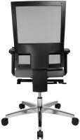 Topstar Bürostuhl Profi Net 11 High, PS59H T23Q Stoff grau, Gestell alu