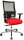 Topstar Bürostuhl Profi Net 11 High, PS59H T31Q Stoff rot, Gestell alu