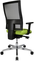 Topstar Bürostuhl Profi Net 11 High, PS59H T35Q Stoff grün, Gestell alu
